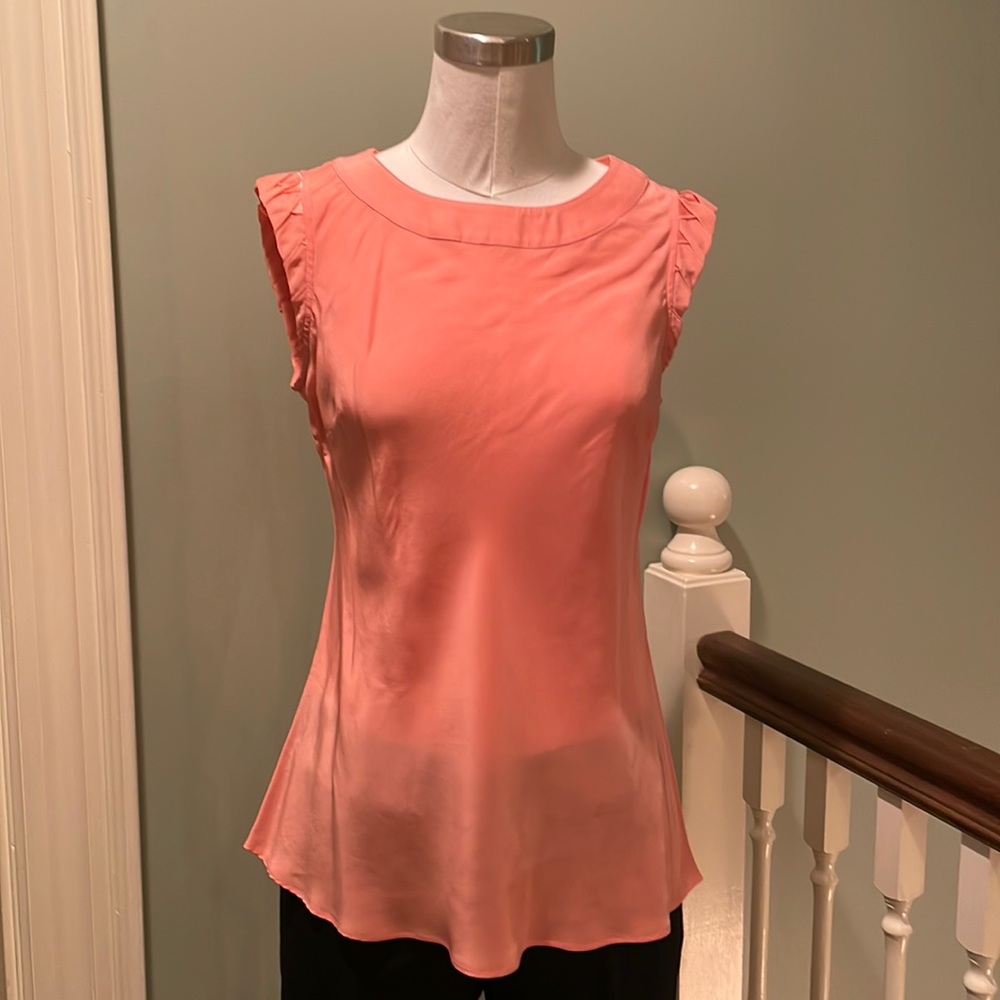 Banana Republic peach blouse